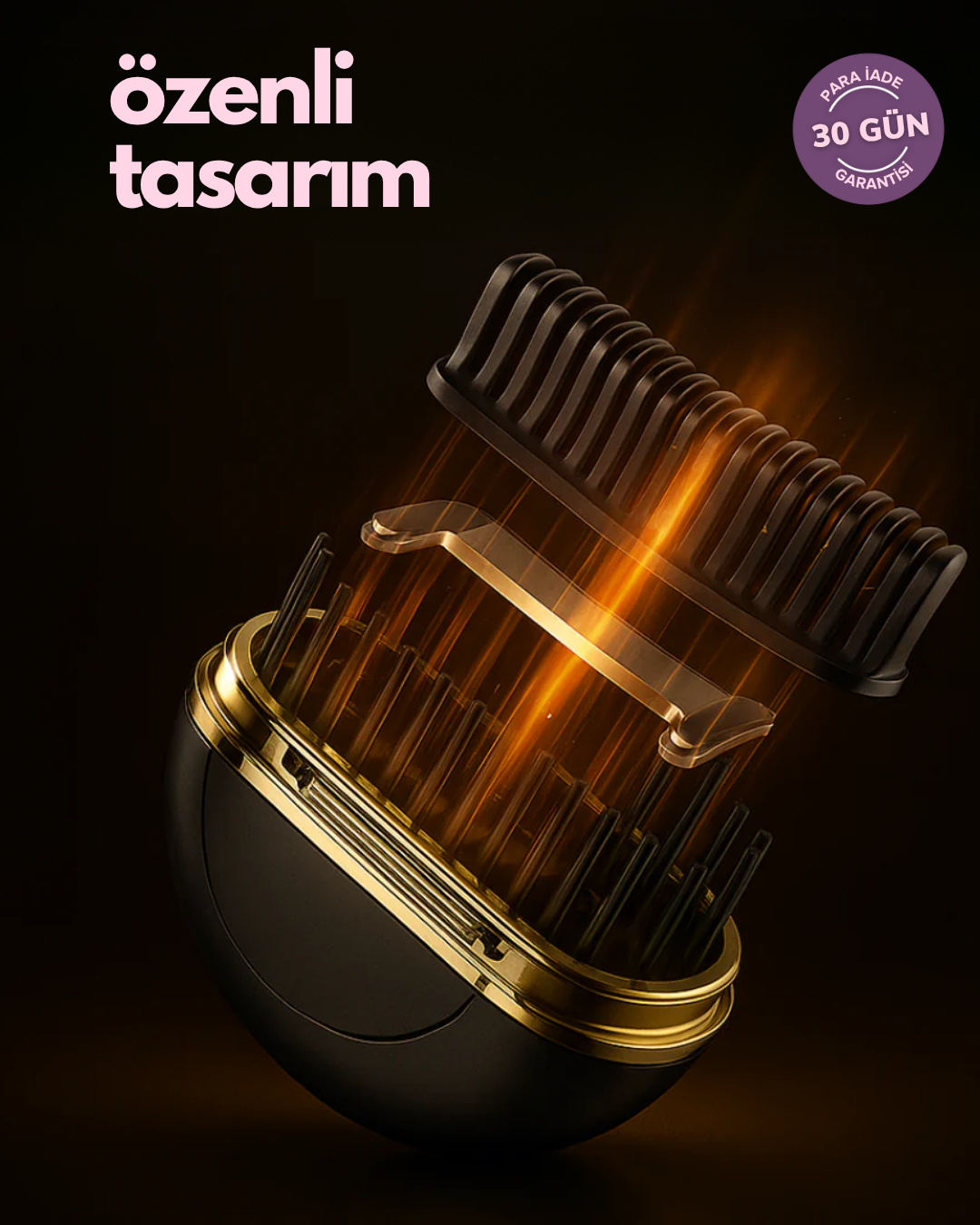 Gleam & Comb Mini Saç Düzleştirici Tarak