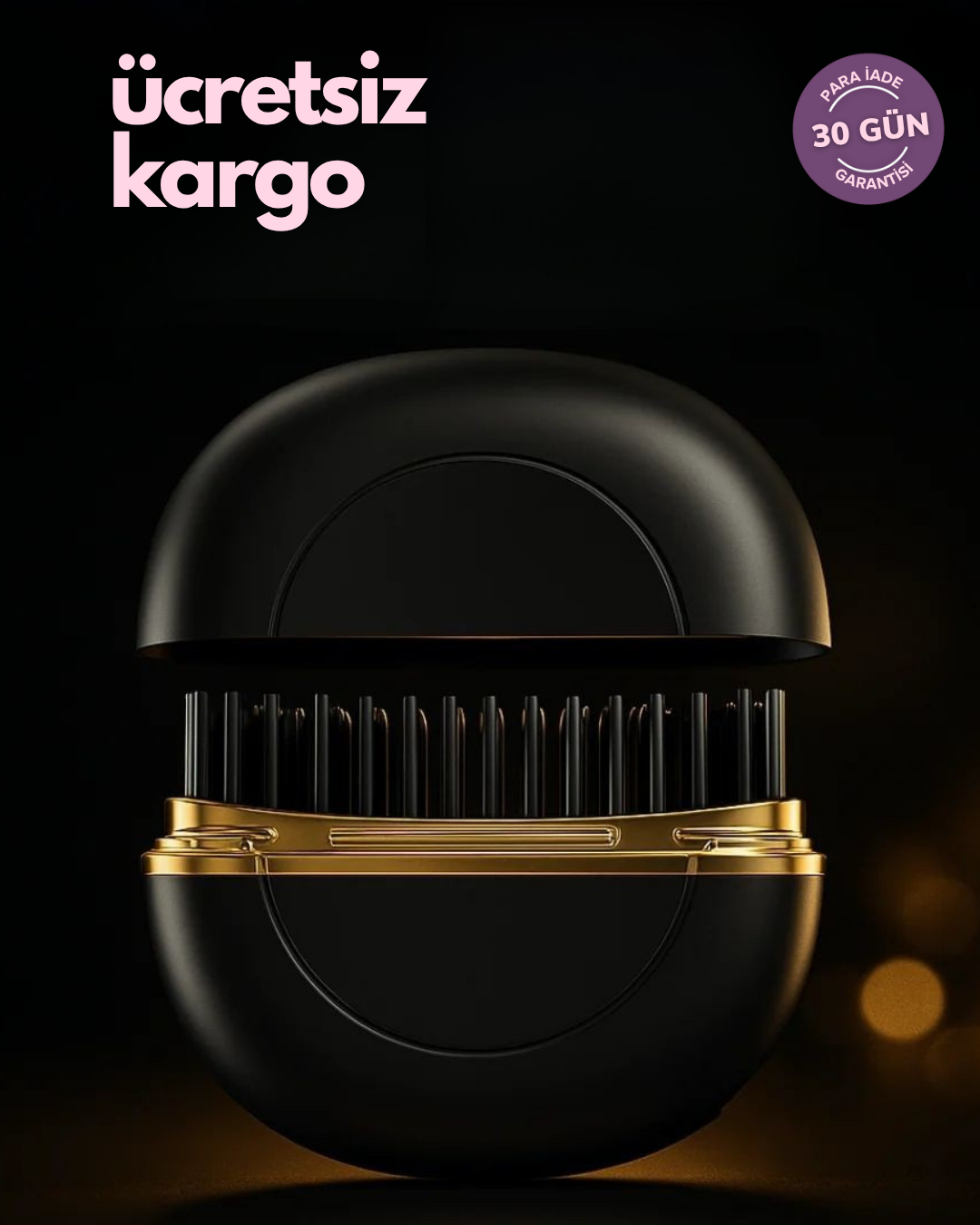 Gleam & Comb Mini Saç Düzleştirici Tarak