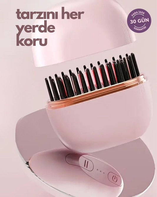 Gleam & Comb Mini Saç Düzleştirici Tarak