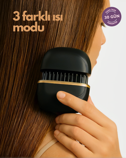 Gleam & Comb Mini Saç Düzleştirici Tarak
